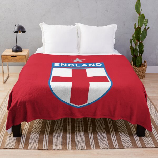 Item preview, England Shield Flag (On Red) designed and sold by STUDIO-72.