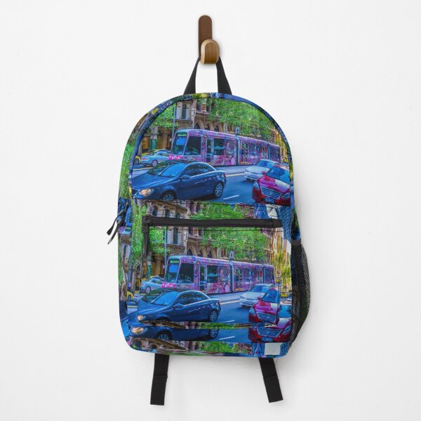 Item preview, Colourful Melbourne Tram on Collins Street, Melbourne designed and sold by Steven Jodoin.