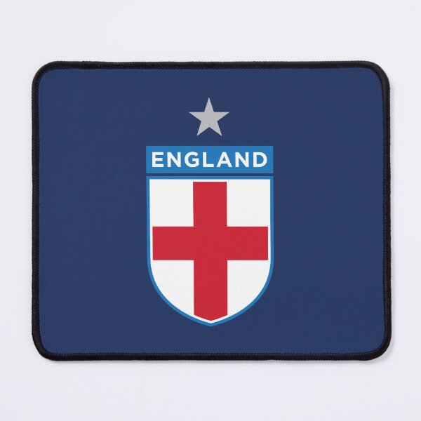 Item preview, England Shield Flag (On Blue) designed and sold by STUDIO-72.