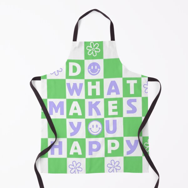 Item preview, do what makes you happy checkers - sage green/lilac designed and sold by Julia Santos.