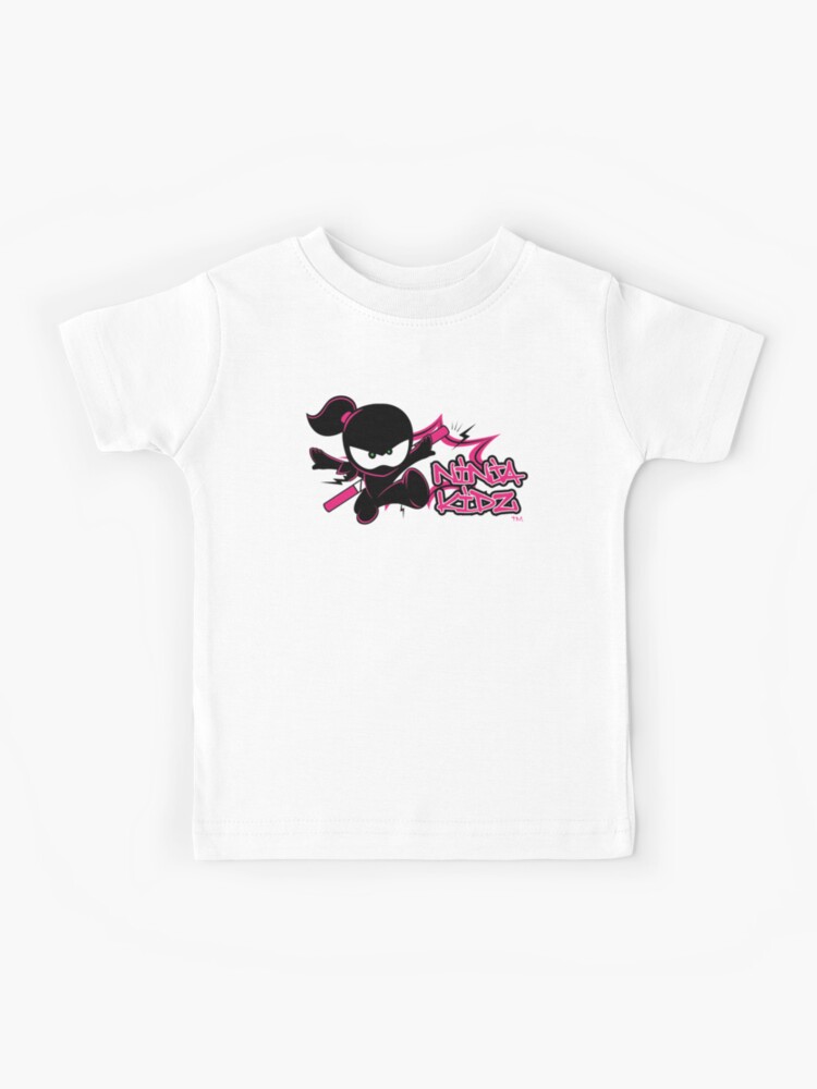 Ninja Kidz White Unisex Kids T-shirt, Ninja Kidz Kids T-shirt for Boys and  Girls