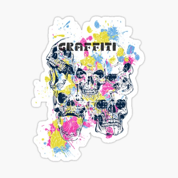 "Graffiti. " Sticker by CartoontStore Redbubble