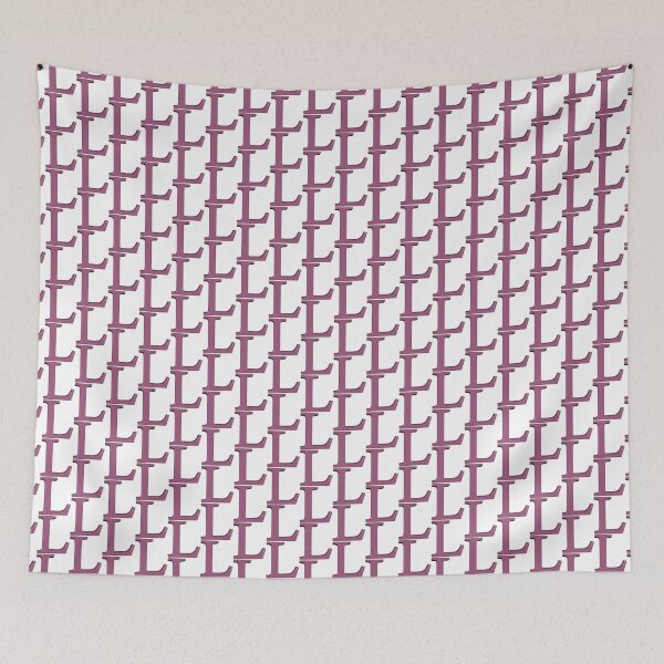Aperçu de l'œuvre The Letter L Dimensional Soft Pink 5748 créée et vendue par Art in My Loft.