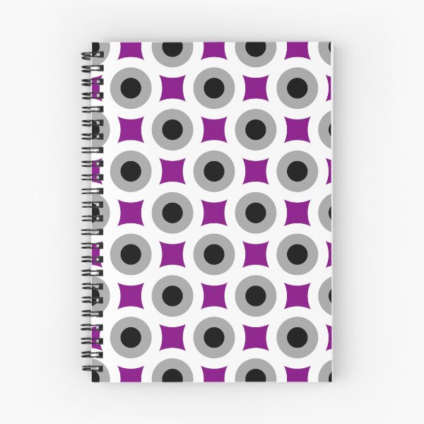 Item preview, Asexual Pride Circle Pattern designed and sold by PatternSalad.