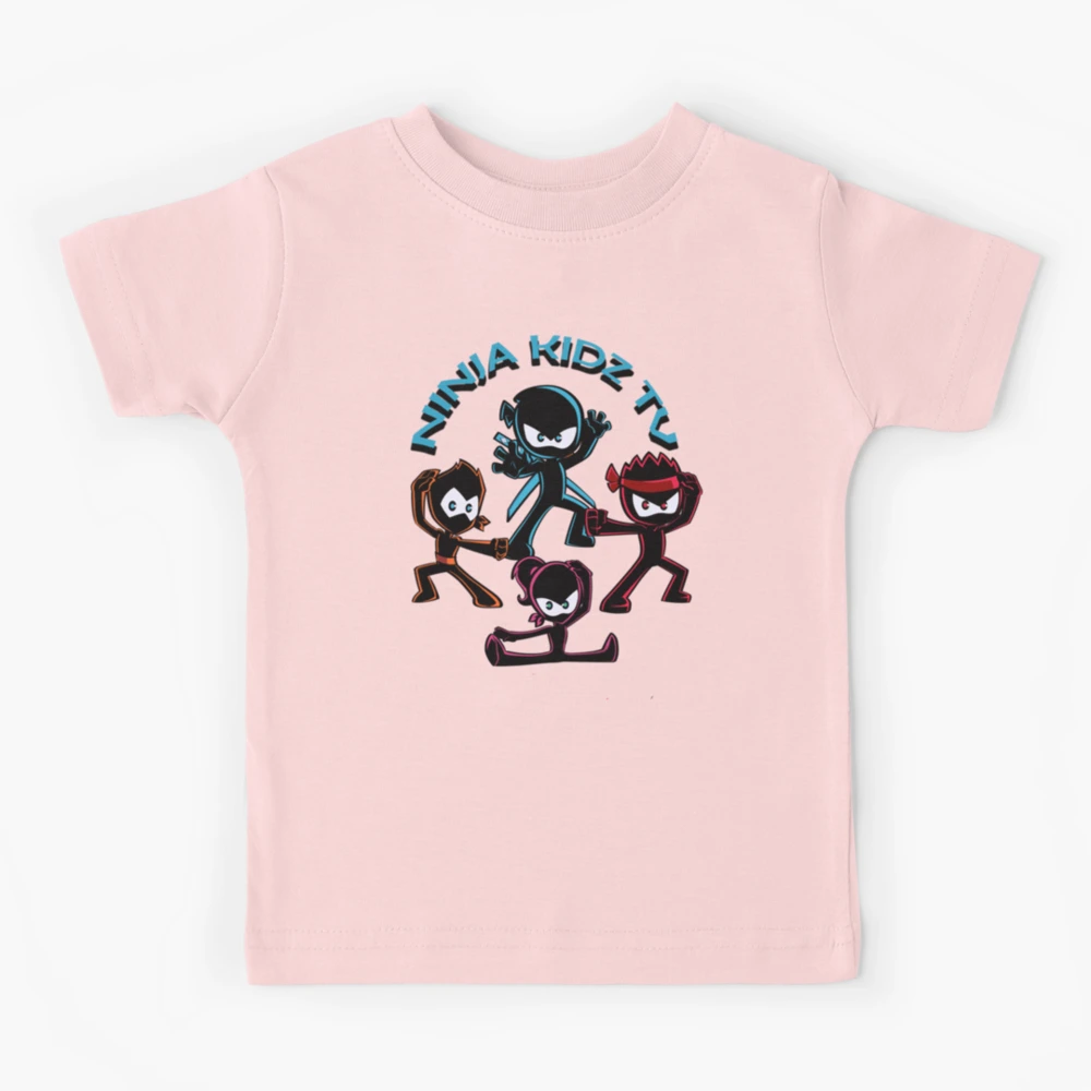 Ninja Kidz Pink 2 Unisex Kids T-shirt, Ninja Kid Kids T-shirt for Boys and  Girls