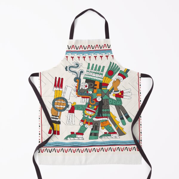 Item preview, Tlaloc - Aztec Floor Pillow Borgia designed and sold by Aztectees.
