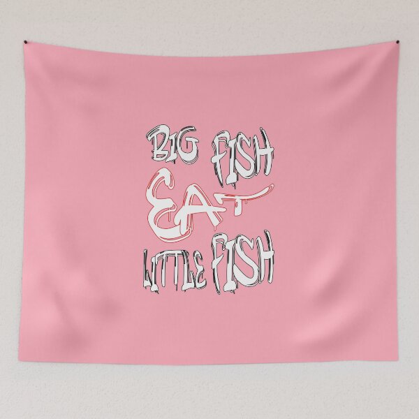 Item preview, Big fish eat little fish designed and sold by NewTopDesign.