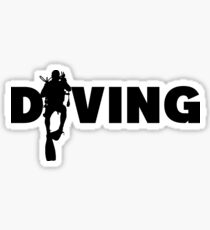 Diving Sticker