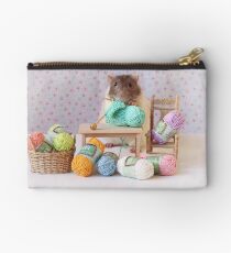 Snoozy wanted to knit ! Zipper Pouch