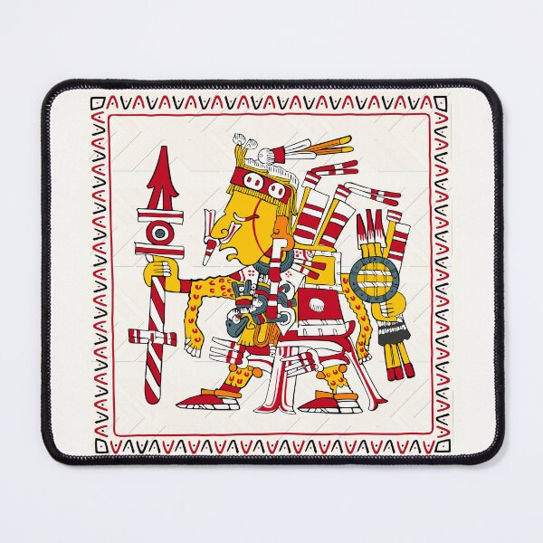 Item preview, Xipe Totec - Aztec Floor Pillow Borgia designed and sold by Aztectees.