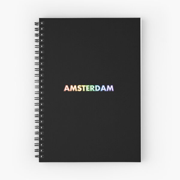 Item preview, AMSTERDAM rainbow colors gay pride designed and sold by Inspirationmotivation.