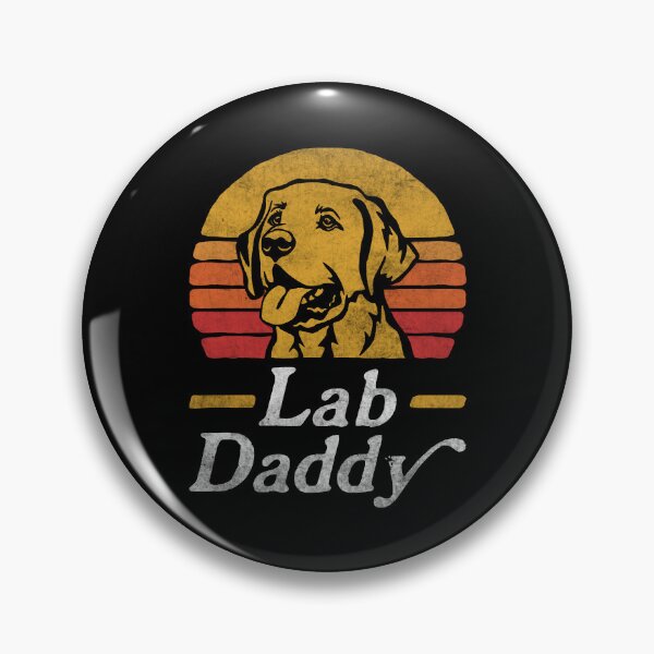 Item preview, Retro Vintage Labrador Daddy designed and sold by More Cute Dogs.