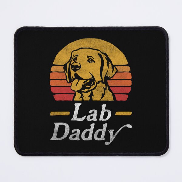 Item preview, Retro Vintage Labrador Daddy designed and sold by More Cute Dogs.