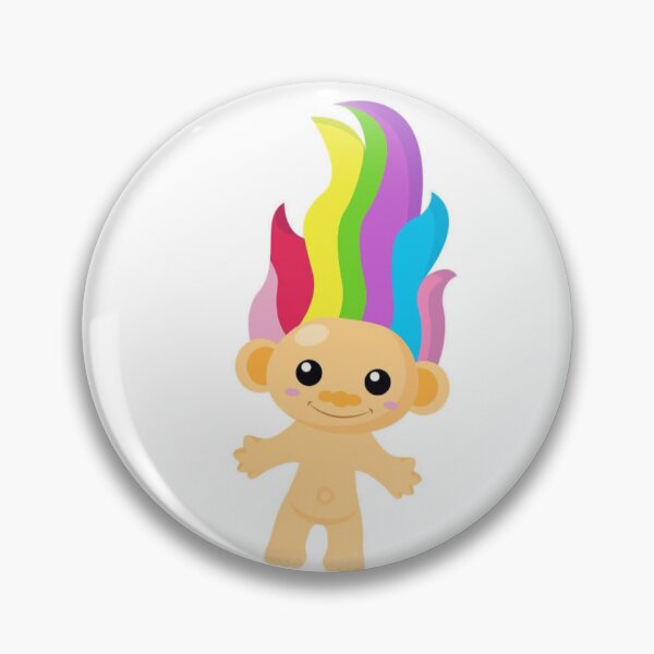 Item preview, Retro rainbow troll designed and sold by RainbowChild80.