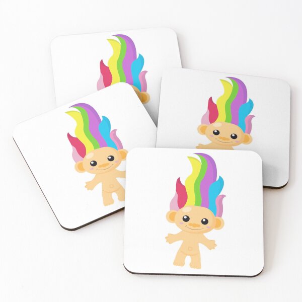 Item preview, Retro rainbow troll designed and sold by RainbowChild80.