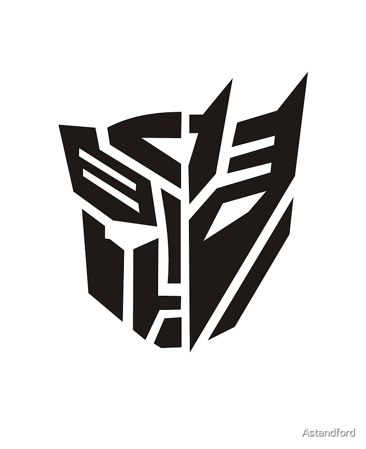 NEW Transformers DECEPTICON badges emblems GLOSS BLACK 2 3/" and 5/"