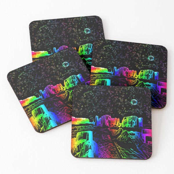 Item preview, Planet Rainbow City Night designed and sold by Roanemermaid.