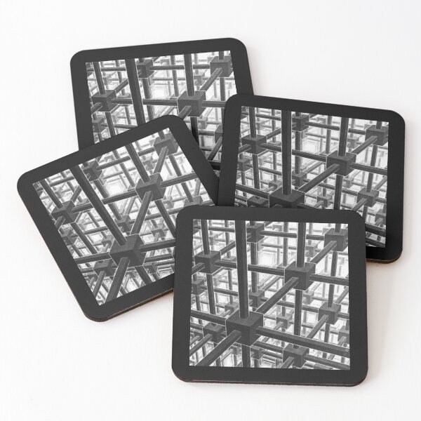 Item preview, Cubic Division of Space by Maurits Cornelis Escher designed and sold by MadebyLucys.