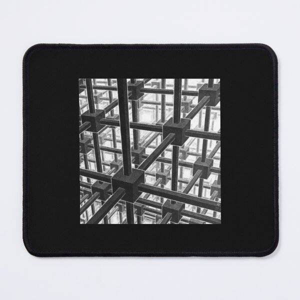 Item preview, Cubic Division of Space by Maurits Cornelis Escher   designed and sold by MadebyLucys.