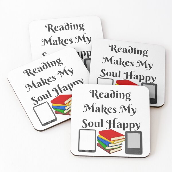 Item preview, Reading Makes My Soul Happy-Books-Kindle-Nook Design designed and sold by Craftynistia.