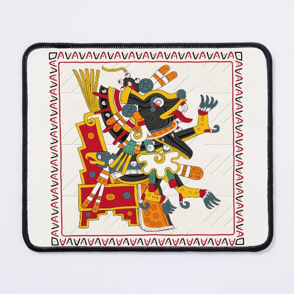 Item preview, Xolotl - Aztec Floor Pillow Borgia designed and sold by Aztectees.