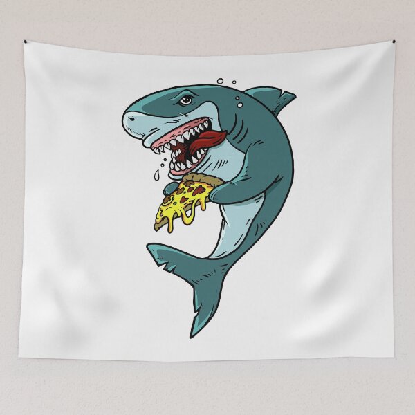 Item preview, Pizzark - Pizza Shark designed and sold by Si Pakne.