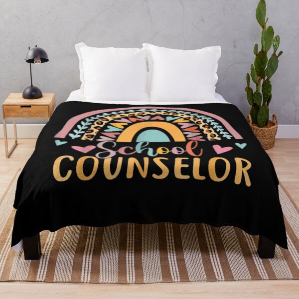Item preview, Funny School Counselor Rainbow Leopard Print Counselor designed and sold by DieterShop.