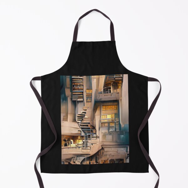 Item preview, Eschers Staircase Apartment Building Abstract 11 designed and sold by MadebyLucys.