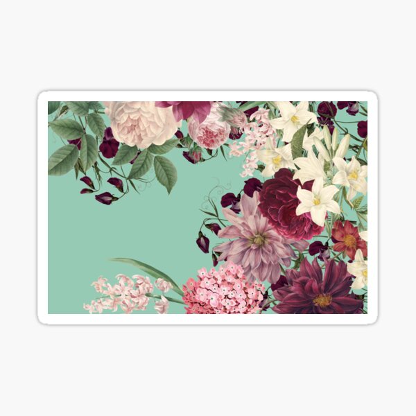 Cottage Floral Sticker