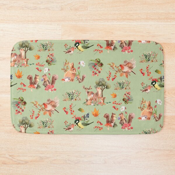 Item preview, Forest Animals In Autumn Pattern designed and sold by Vimbuy.