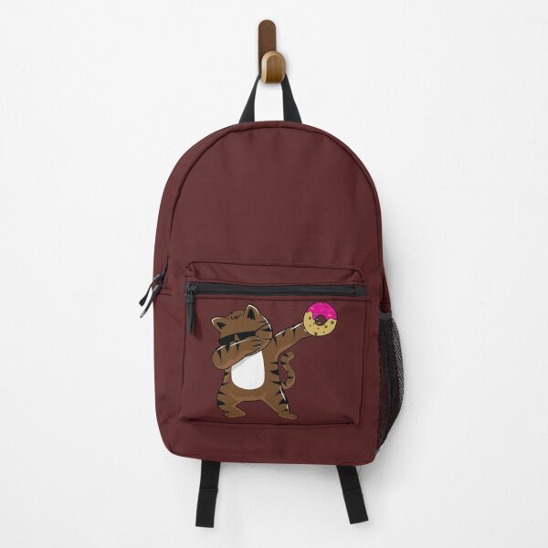 Item preview, Brown cat dabbing pose with donut designed and sold by Donutlovers.