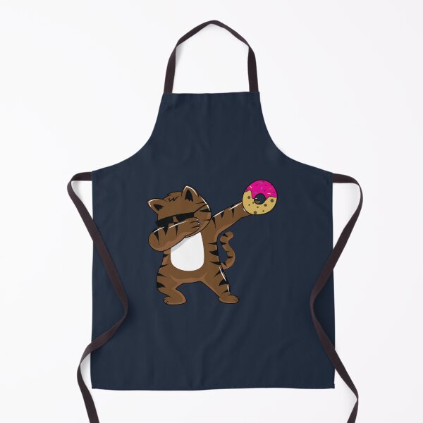 Item preview, Brown cat dabbing pose with donut designed and sold by Donutlovers.