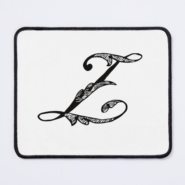 Item preview, Vintage Stylish Black and White Monogram Letter Z designed and sold by Vintage-TM.
