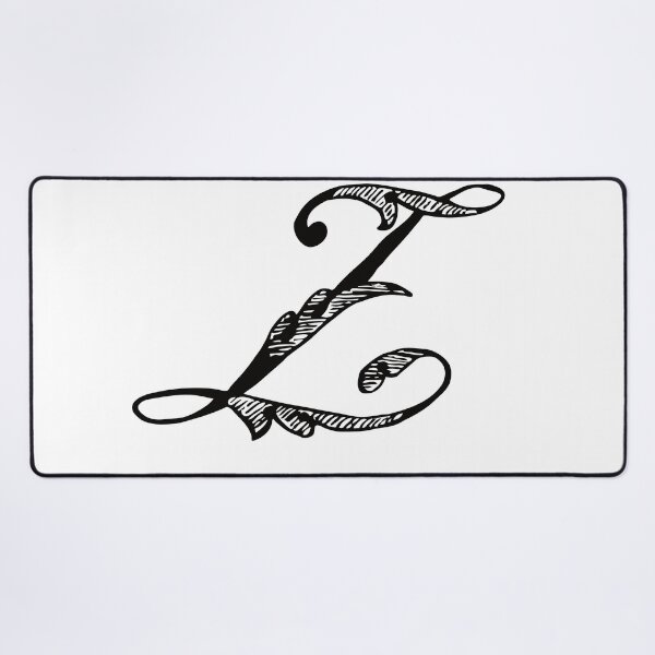 Item preview, Vintage Stylish Black and White Monogram Letter Z designed and sold by Vintage-TM.
