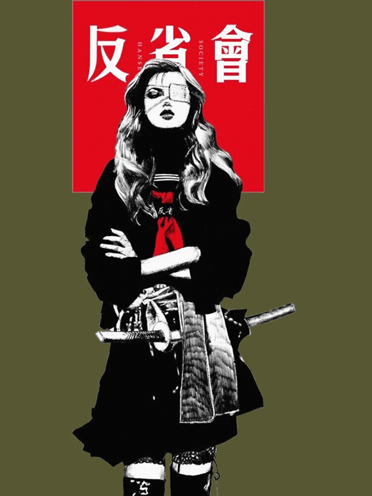 Japanese Samurai Girl Urban Cyberpunk shirt - Kingteeshop