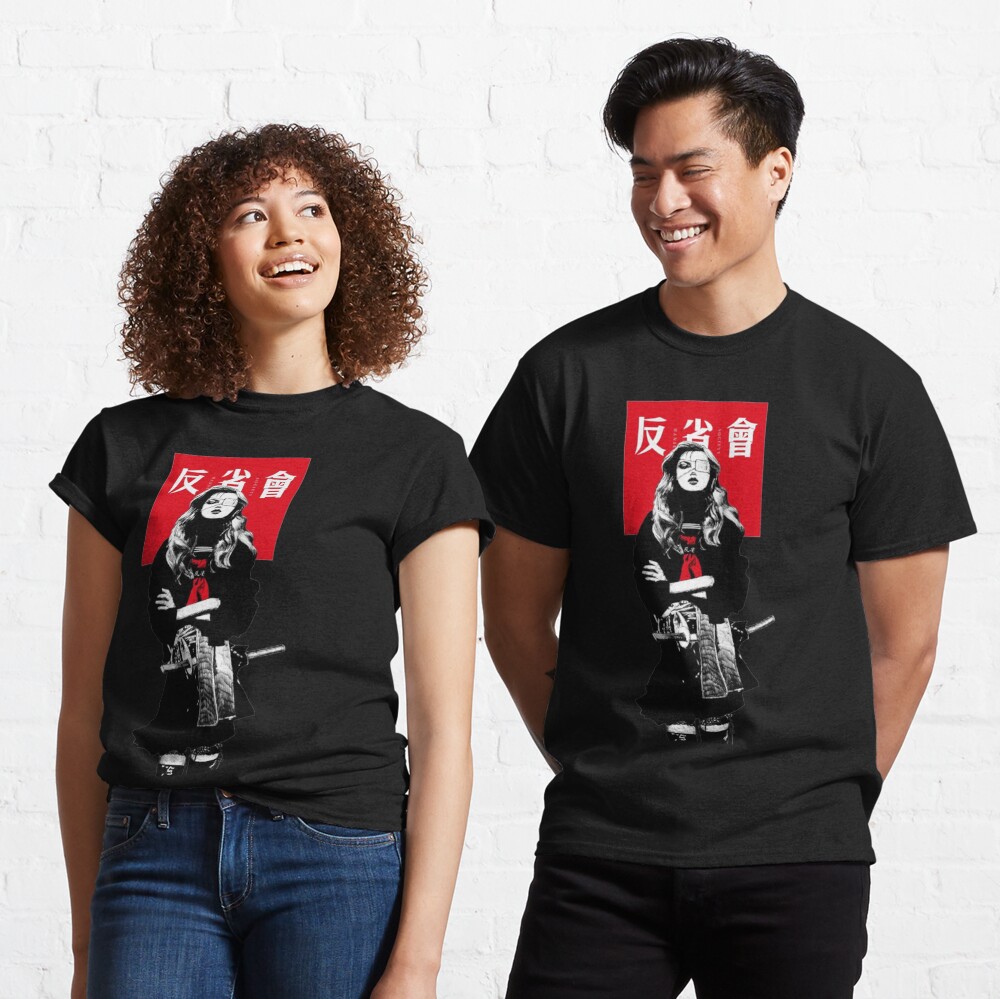 Japanese Samurai Girl Urban Cyberpunk shirt - Kingteeshop