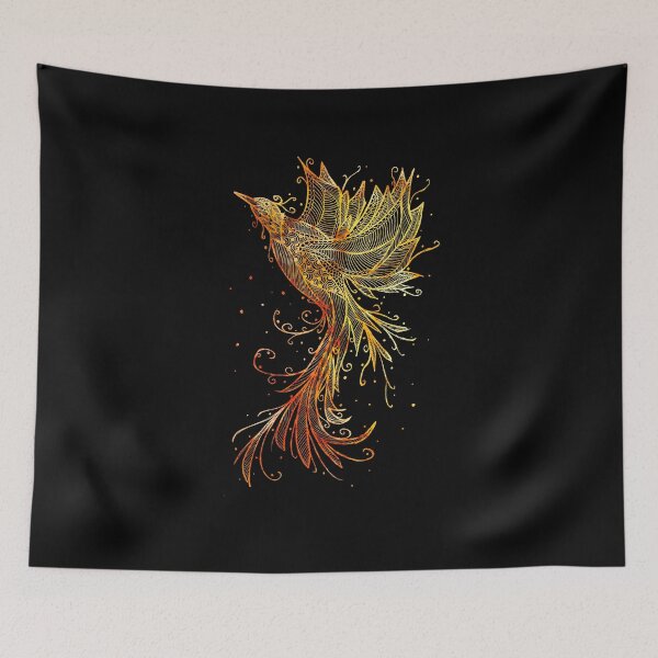 Item preview, Burning Phoenix Bird designed and sold by Sebastian Grafmann.