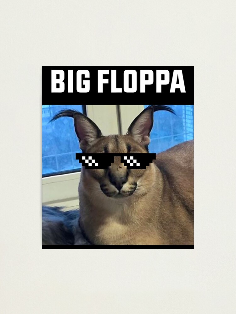 Big Floppa Meme Cat Photographic Print For Sale By Functionalpilaf Redbubble