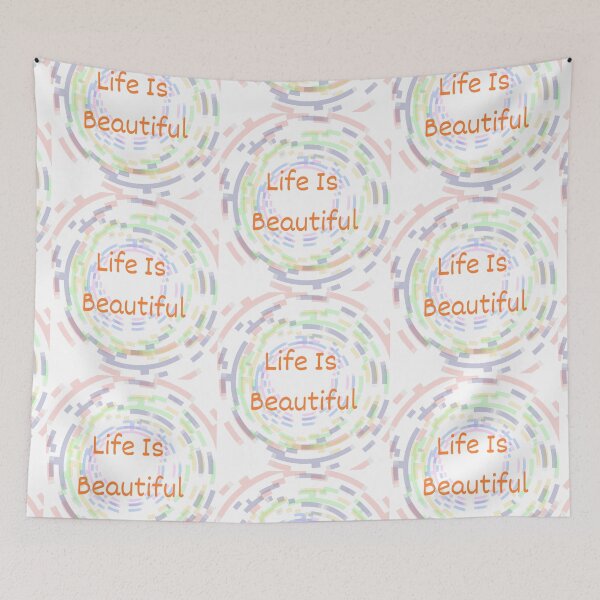 Item preview, Life Is Beautiful designed and sold by BasmalaSubhani.