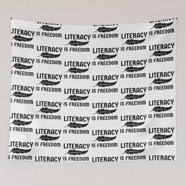 Item preview, Literacy Is Freedom designed and sold by SweetAndSpice.