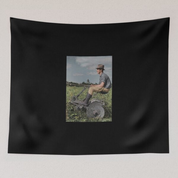 Item preview, Young Farmer Wolf Creek Resettlement Farm 1935 Tank Top designed and sold by donniejeanjr6.
