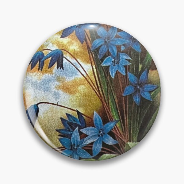 Item preview, Blue Flowers Vintage Postage Stamp designed and sold by Factory57.