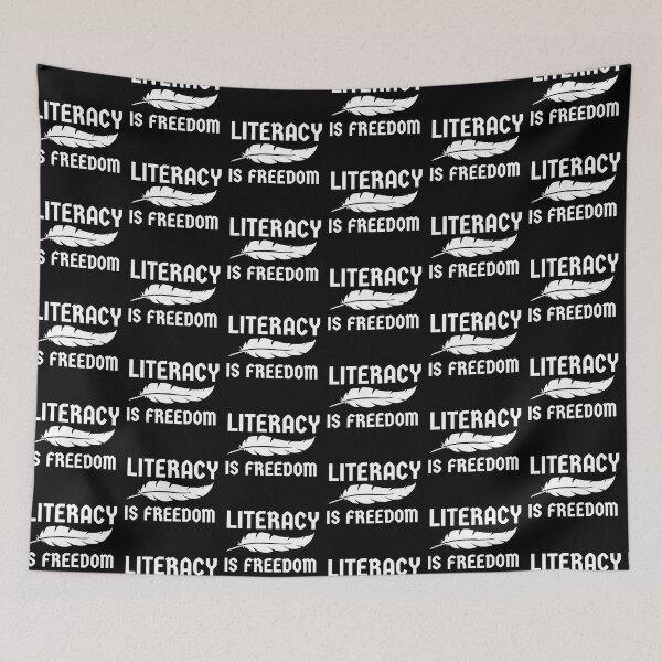 Item preview, Literacy Is Freedom designed and sold by SweetAndSpice.