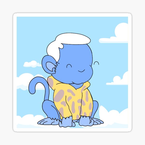 Doodle apes society #1778 Sticker