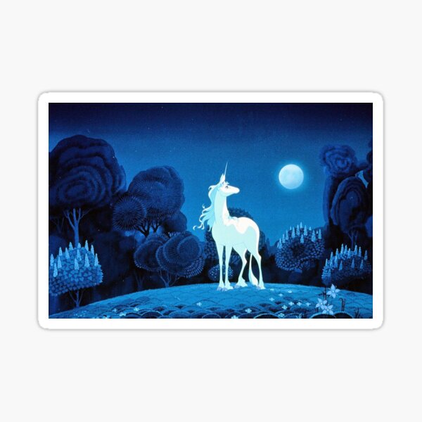 Item preview, The last unicorn in the moonlight designed and sold by Anacronista.