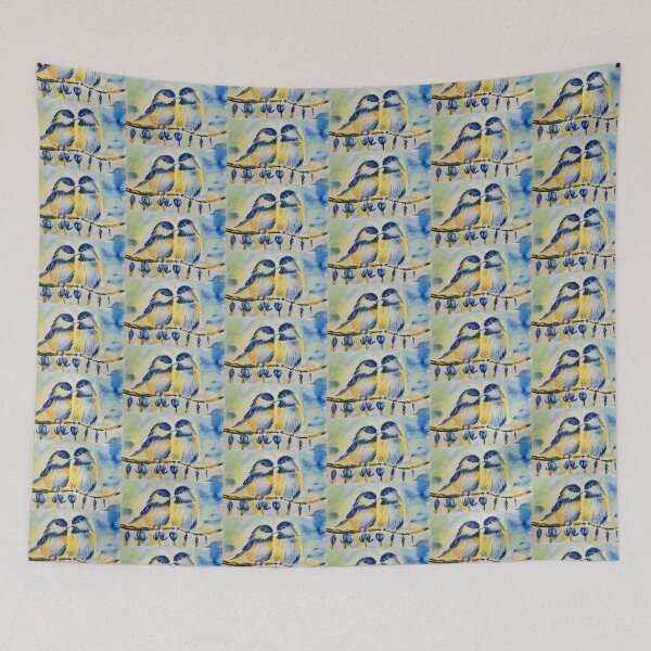 Item preview, Ukraine Watercolor Birds designed and sold by SierraReighArt.