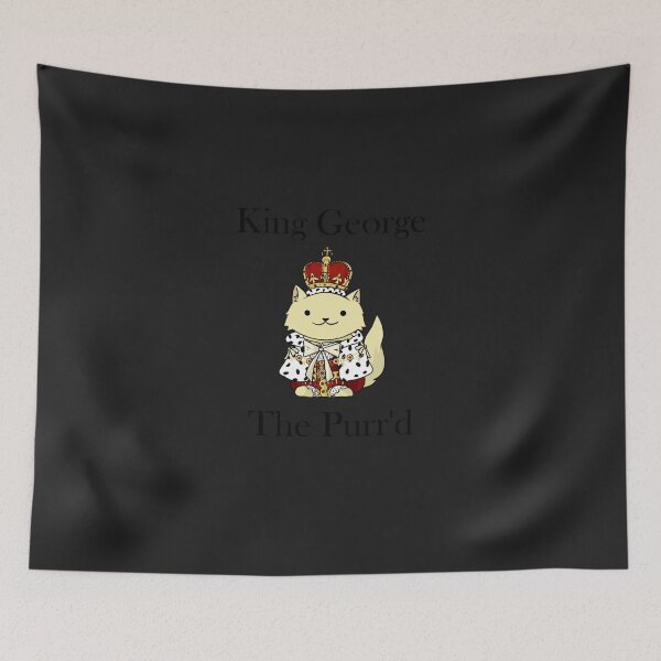 Item preview, King George the Purr&x27;d Classic designed and sold by kryslhybatt.