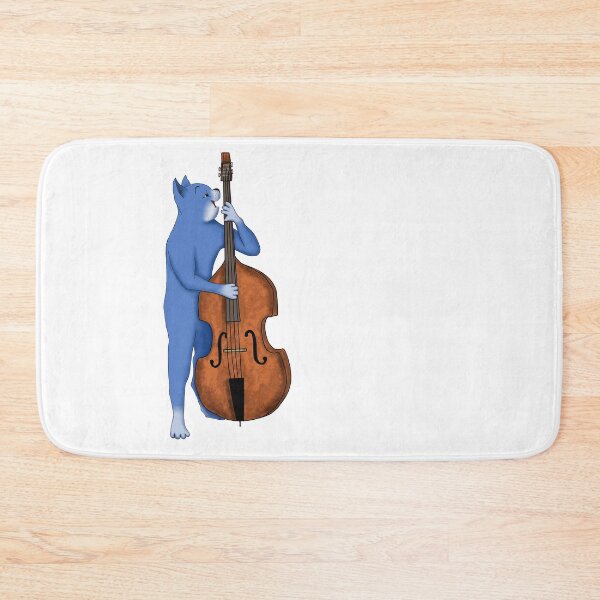 Item preview, CAT PLAYING A DOUBLE BASS – BAD ASS BASS designed and sold by Danicus666.