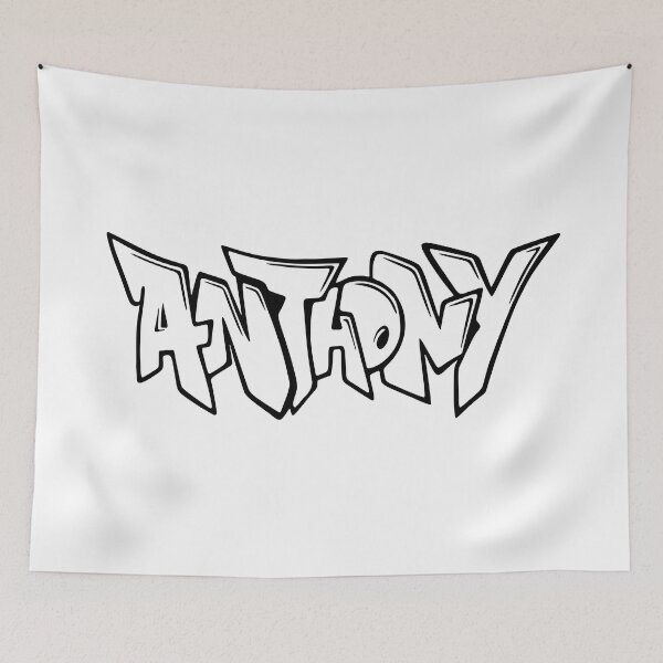 Item preview, Anthony - Graffiti Name Design designed and sold by NameThatShirt.