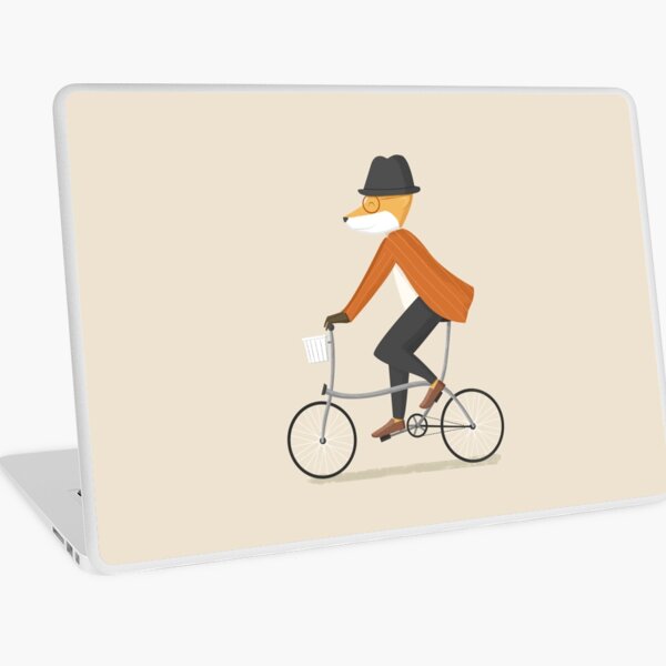 Mr. Fox is on His Way Laptop Skin